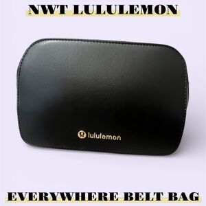 🖤 Lululemon Everywhere Belt Bag - NWT - Gold hardware - Leather alternative ♠️